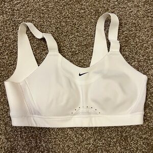 White Nike Sports Bra